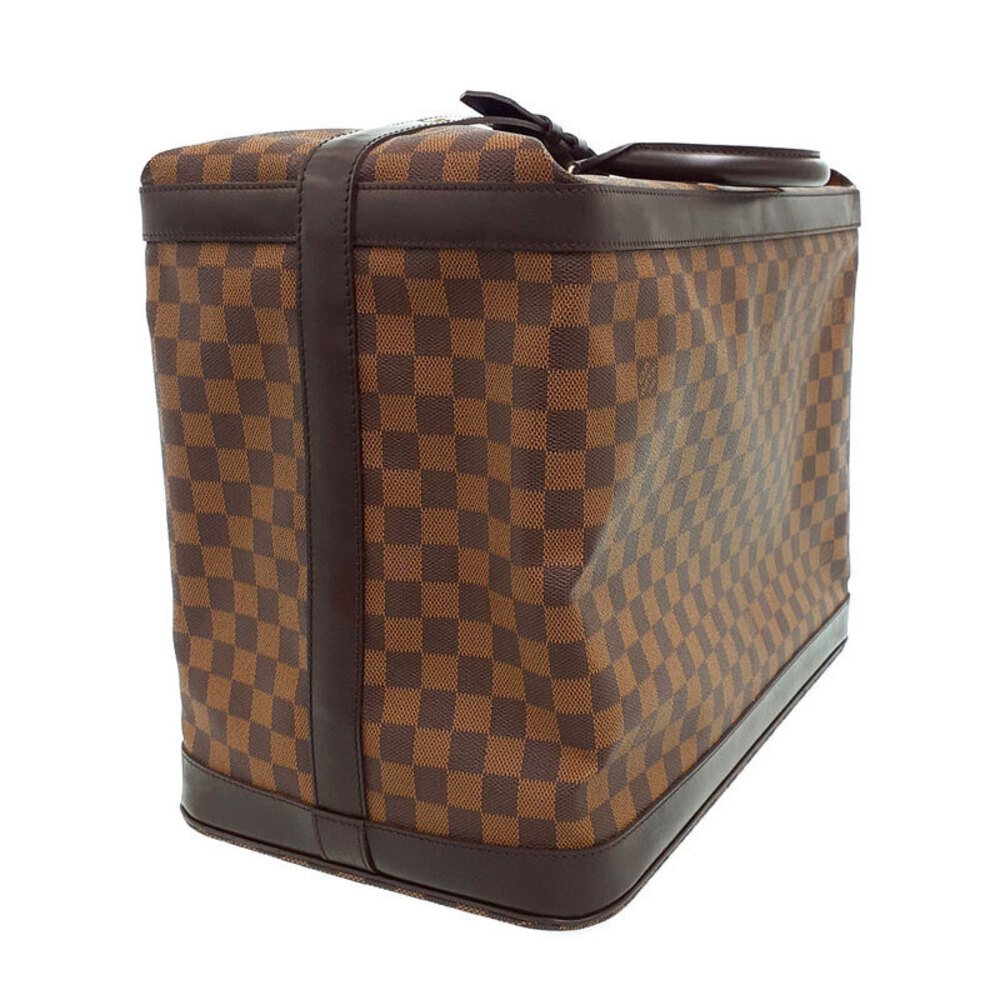 Louis Vuitton Ebene Bag Grimoire Brown Boston Damier